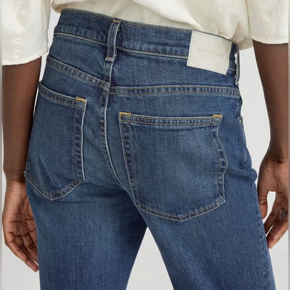 Everlane High Rise Flare Jeans Women Size 32x32 Medium Wash 5 Pocket NWT - Picture 4 of 11